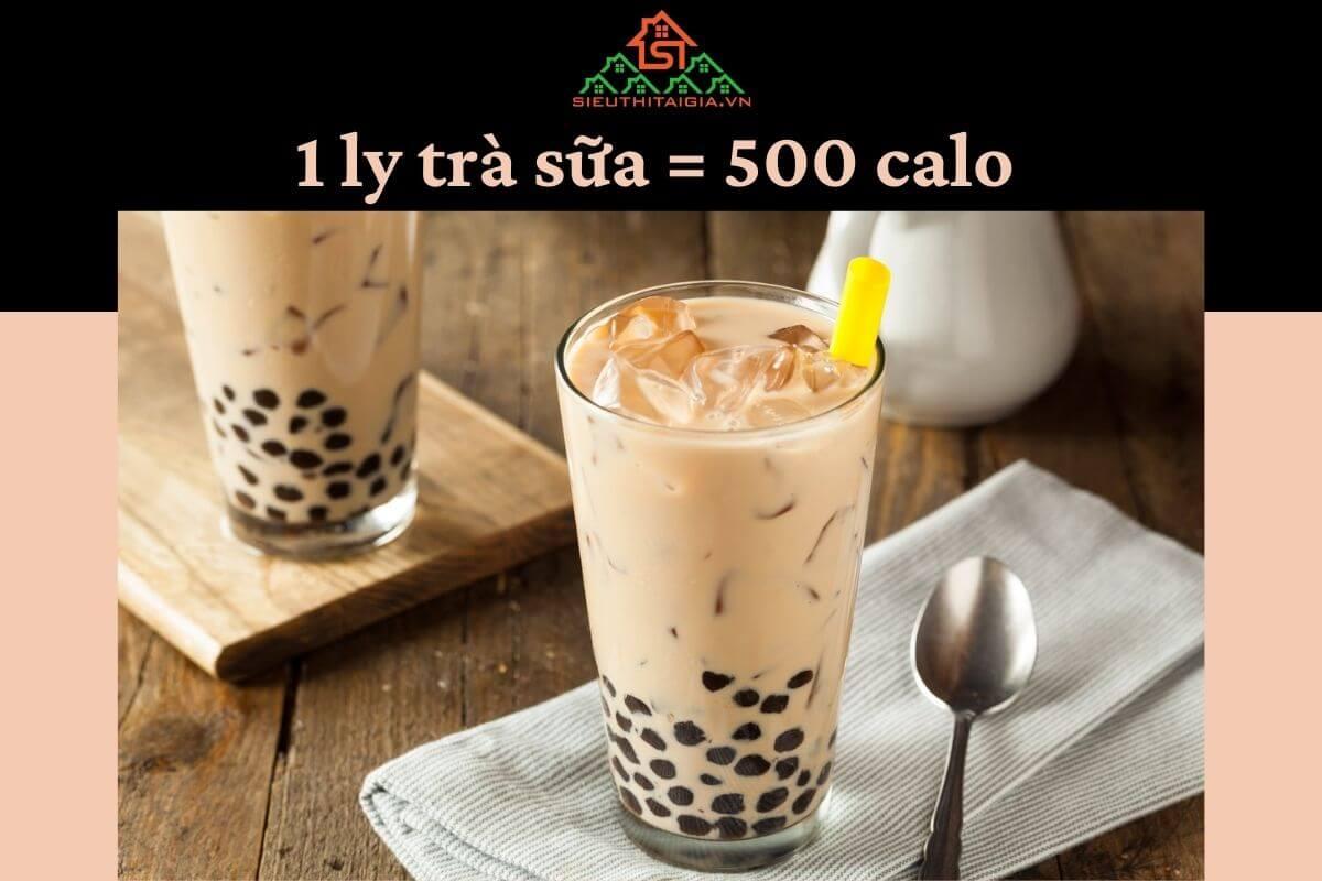 trà sữa bao nhiêu calo