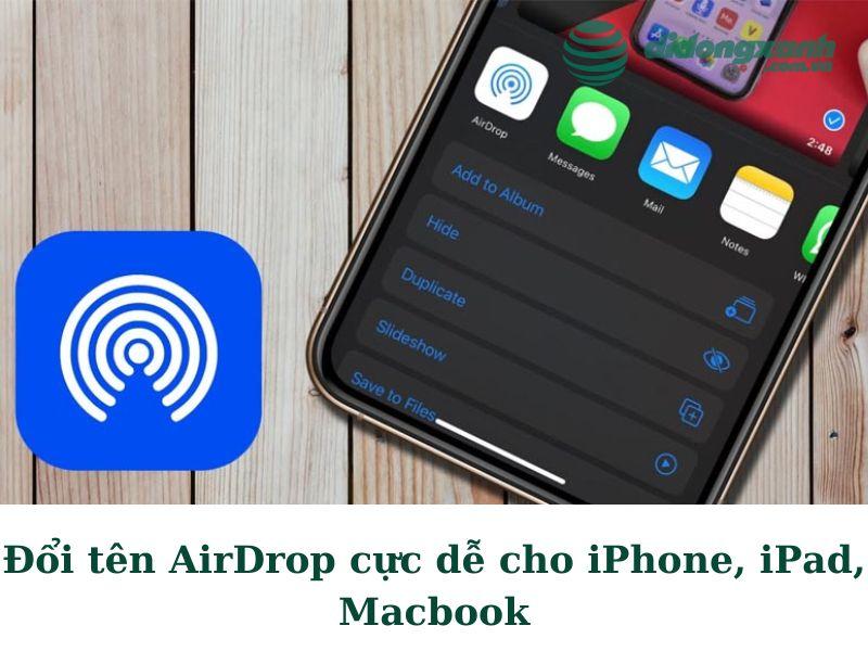 doi ten airdrop don gian, de thuc hien