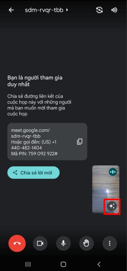 cách sử dụng filter google meet