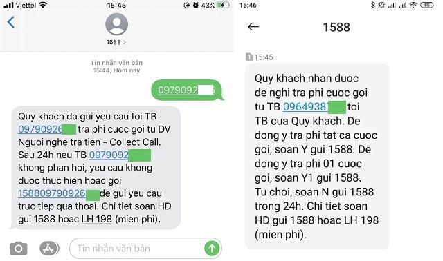 Cách gọi người nghe trả tiền Viettel