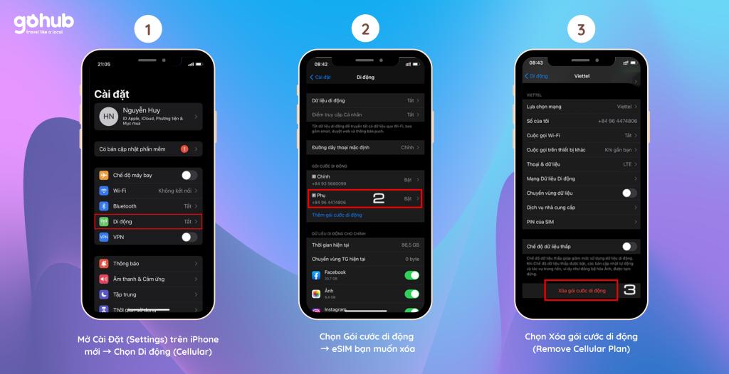 2 cách hủy eSIM cực đơn giản