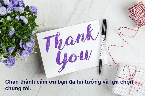 Lời cảm ơn khách hàng, stt cảm ơn khách hàng ngắn gọn, hay và ý nghĩa