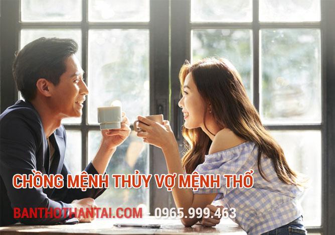 Chồng mệnh Thủy vợ mệnh Thổ