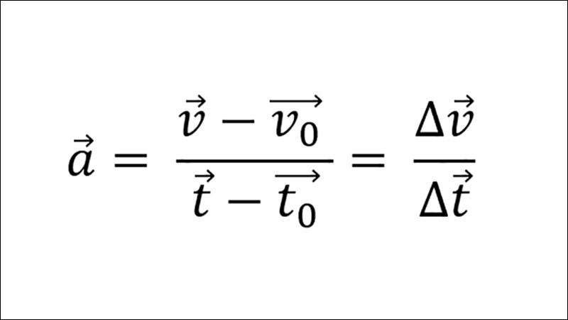 Gia tốc là gì? Công thức tính gia tốc chính xác nhất