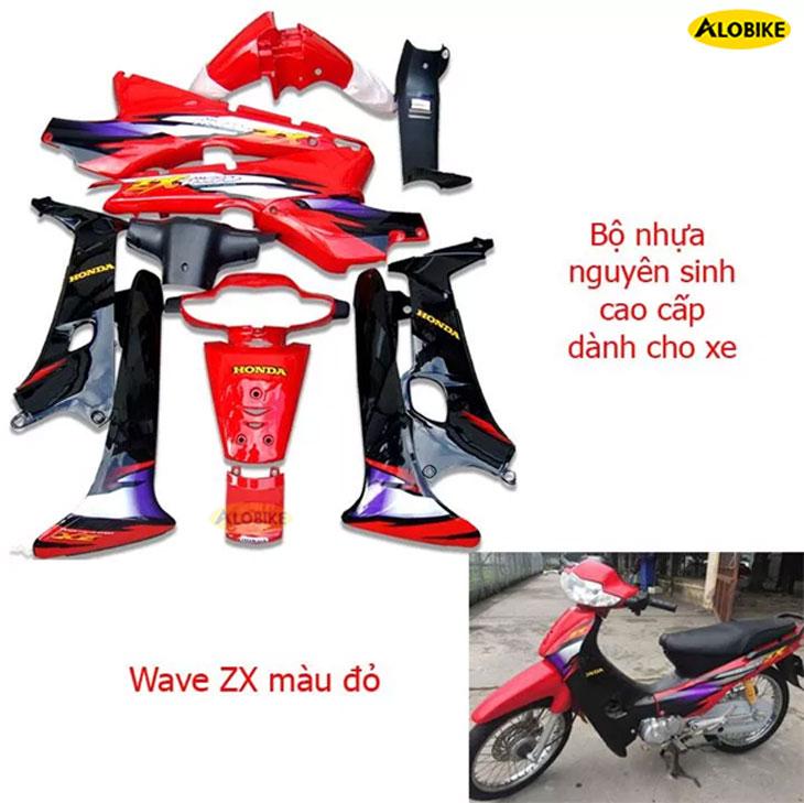 Bảng giá dàn áo xe Wave ZX chính hãng zin Honda