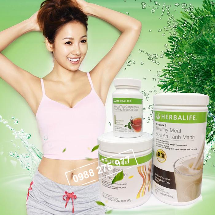 bộ 3 giảm cân cơ bản herbalife