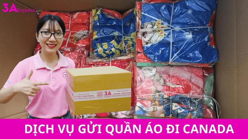 gửi quần áo đi canada