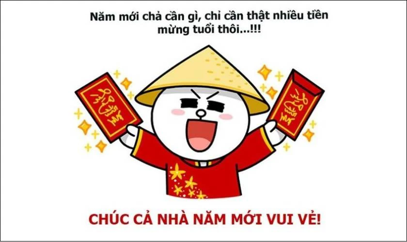 Sưu tầm 50+ mẫu meme Tết độc đáo cho Tết 2024