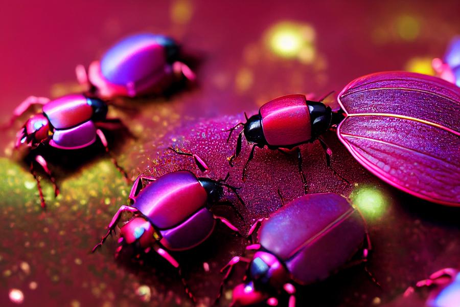 Viva Magentađược lấy cảm hứng từ thuốc nhuộm màu đỏ có nguồn gốc từ loài côn trùng nhỏ gọi là cochineals.