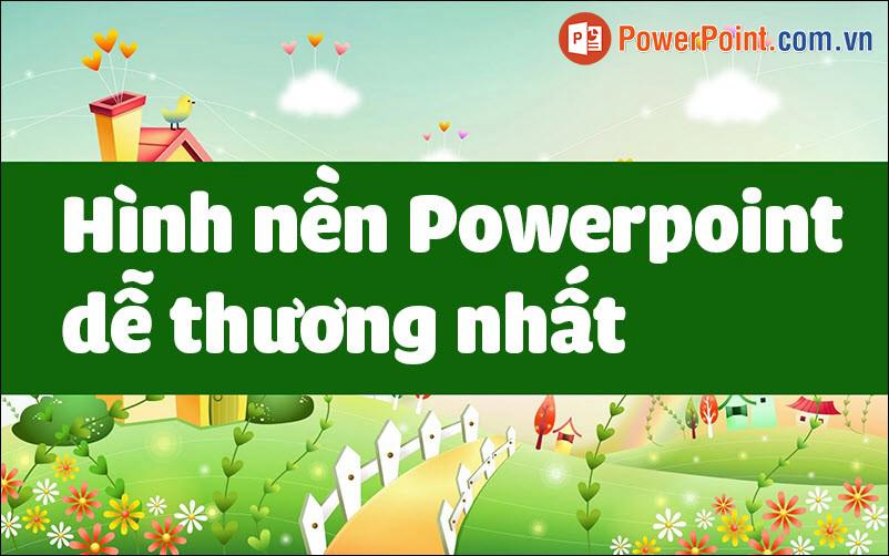 Hình nền Powerpoint dễ thương