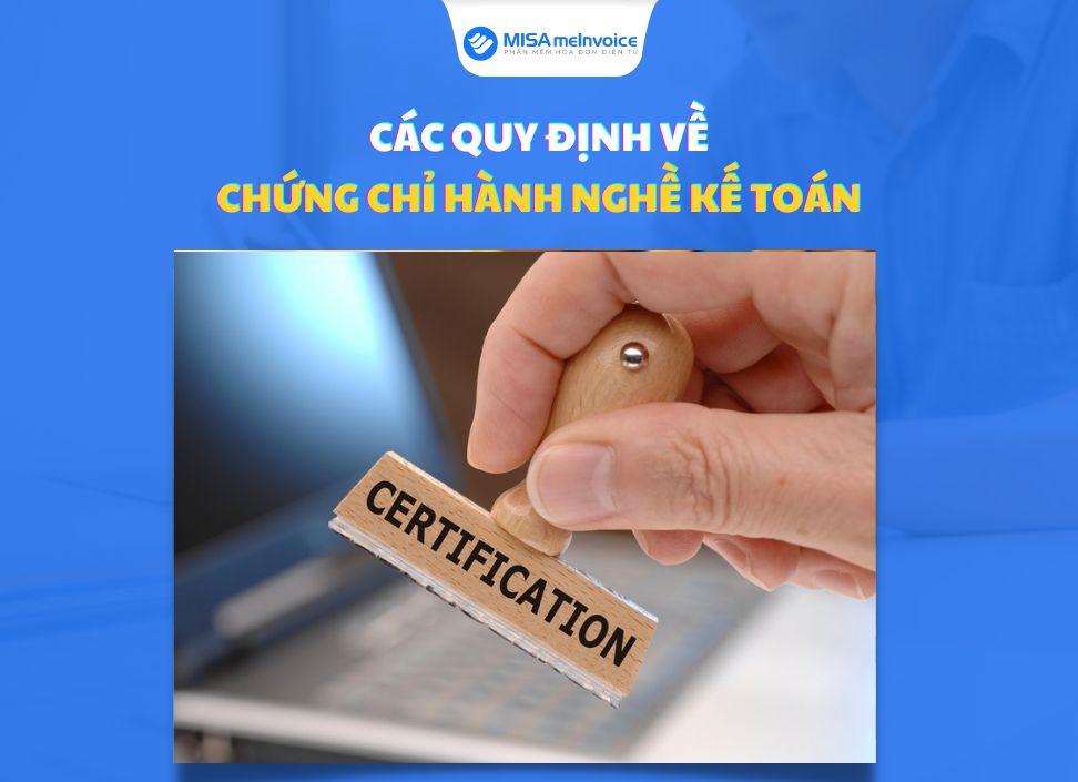 chứng chỉ hành nghề kế toán