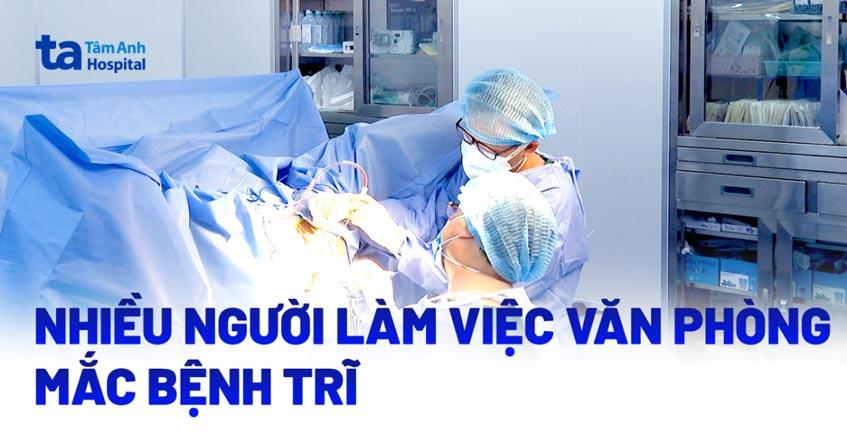 Gia tăng bệnh trĩ ở người làm việc văn phòng