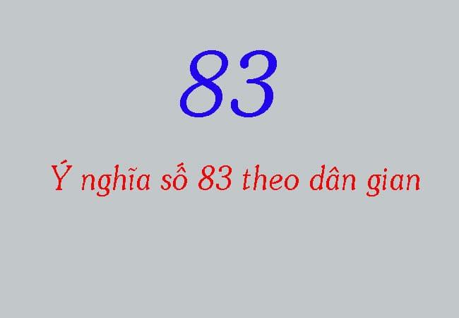 Y Nghia 83 Dan Gian