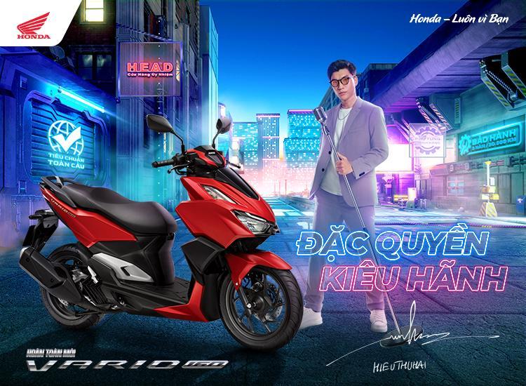 Honda VARIO 160 – Phiên bản Cao Cấp – Xanh Đen Bạc