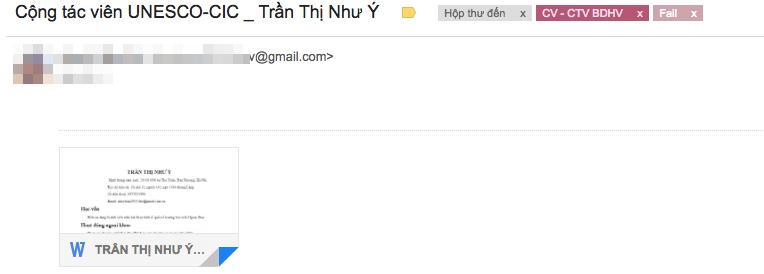 cach viet email gui cv