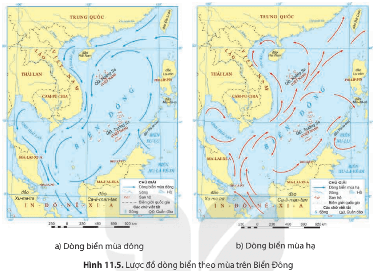 Bài 11. Phạm vi Biển Đông. Vùng biển đảo và đặc điểm tự nhiên vùng biển đảo Việt Nam - SGK Lịch sử và Địa lí 8 Kết nối tri thức