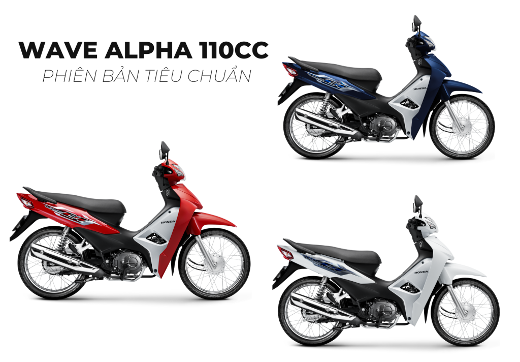 Review chi tiết Honda Wave Alpha Tiêu Chuẩn