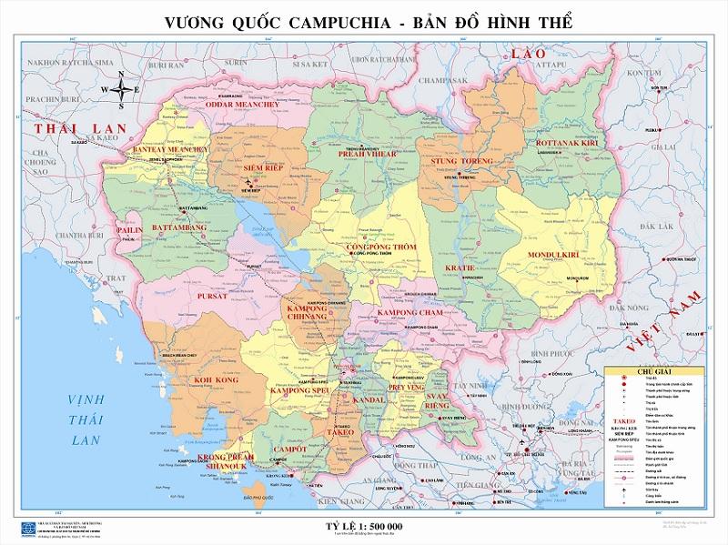 Cùng Tìm Hiểu Bản Đồ Campuchia 