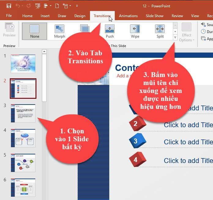 Thiết lập Slide chạy tự động trong Powerpoint