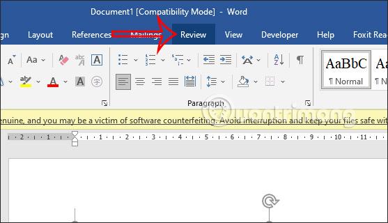 Restrict Editing trong Word