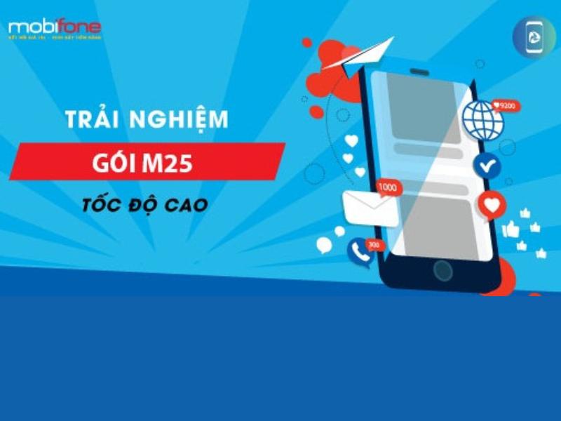 Gói M25 MobiFone đăng ký chỉ 25k/30 ngày có 2GB data