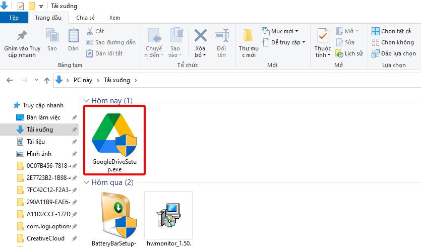 Hướng dẫn download Google Drive trên PC