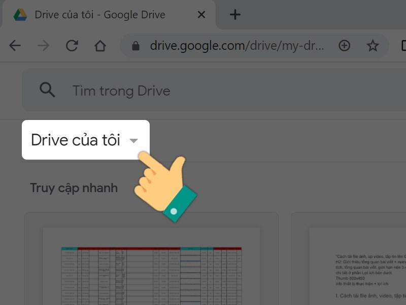 Hướng dẫn cách tải ảnh lên Google Drive nhanh chóng