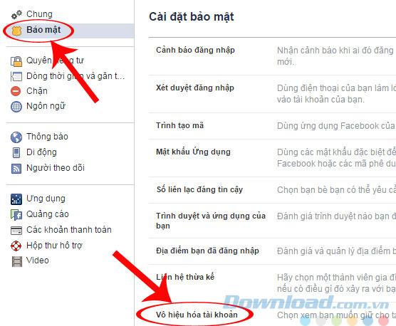 Cách vô hiệu hóa và xóa tài khoản Facebook trên máy tính