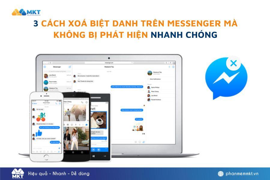 Hướng dẫn cách xóa biệt danh trên Messenger mà không bị phát hiện