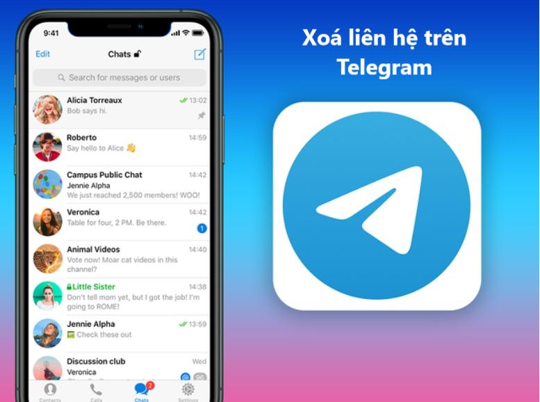 Cách xóa số liên hệ trên Telegram dễ dàng