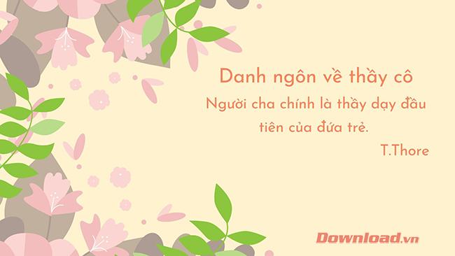 Những câu danh ngôn về thầy cô hay và ý nghĩa nhất  Danh ngôn hay về thầy cô giáo