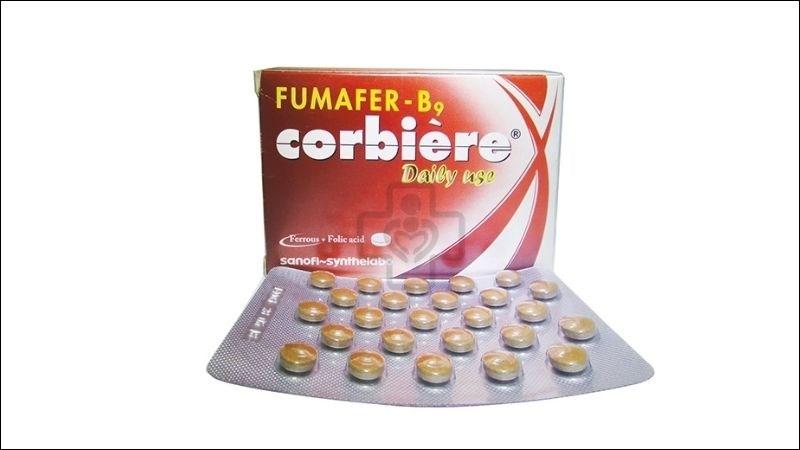 Viên uống bổ sung sắt Fumafer B9 Corbiere Daily Use