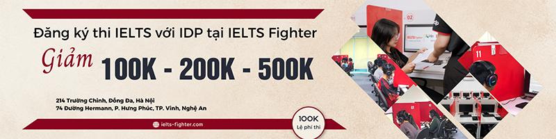 thi ielts với idp tại ielts fighter