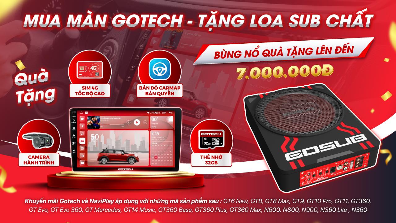 MÀN HÌNH Ô TÔ THÔNG MINH GOTECH GT360 BASE