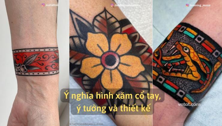 hình xăm mini ở cổ tay cho nữ | Tätowierungen, Aquarell tattoos, Kleine tätowierungen