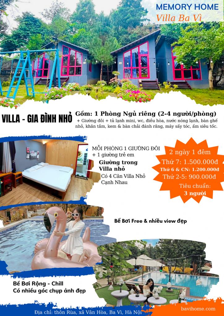 Villa Ba Vì cho 2 người - 4 người tại Memory Home