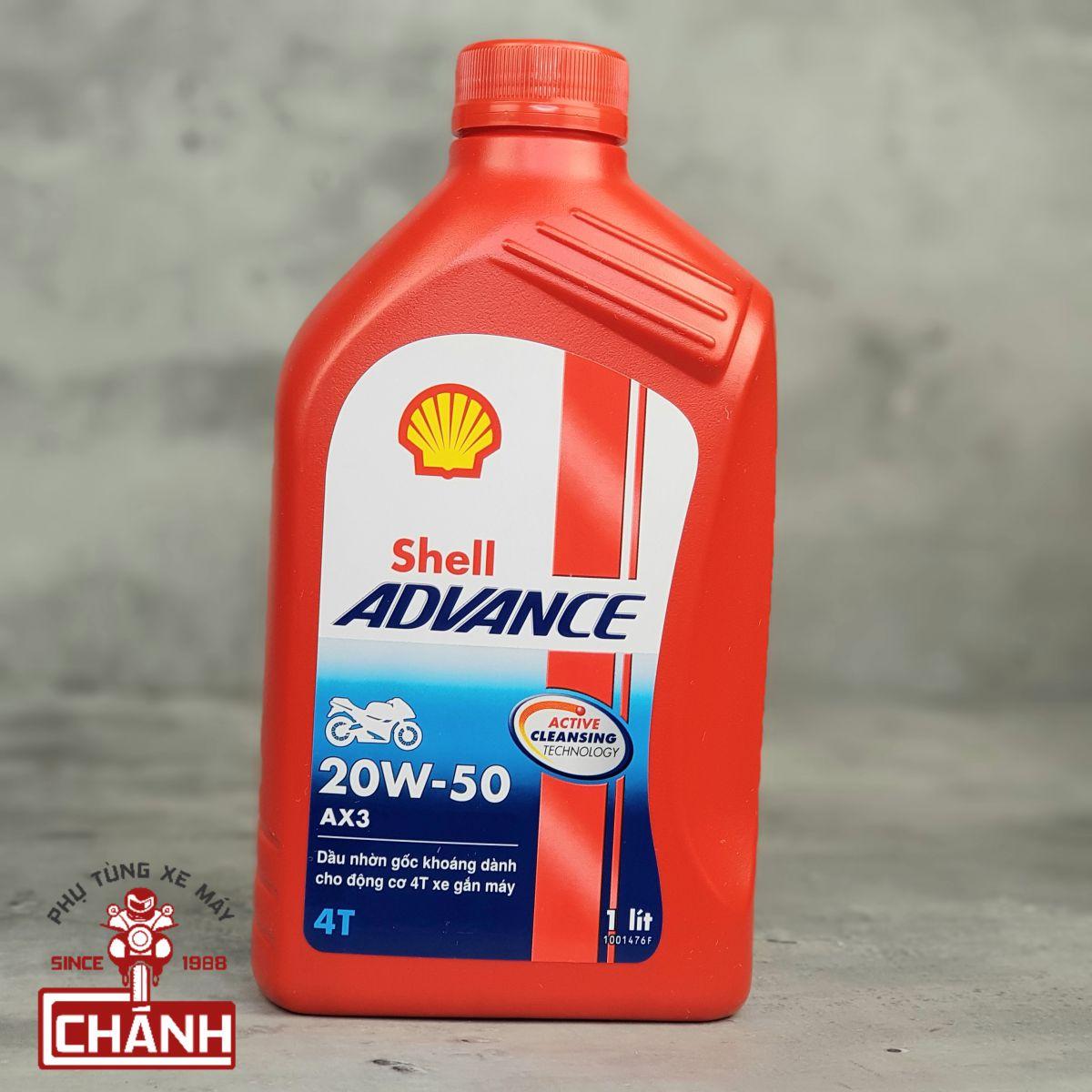 Shell ADVANCE 4T AX3 20w50 1L