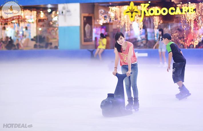 Trượt Băng Tại Vinpearlland Ice Rink – VMM Royal City Cho Trẻ Em