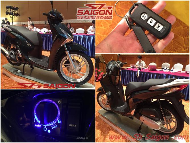 Giá bán xe Honda Sh 125i 150i mời ra mắt 2015 2016 tại Việt Nam trang bị Smart Key thông minh chống trộm