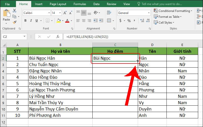 Di chuyển con trỏ để xuất hiện dấu cộng