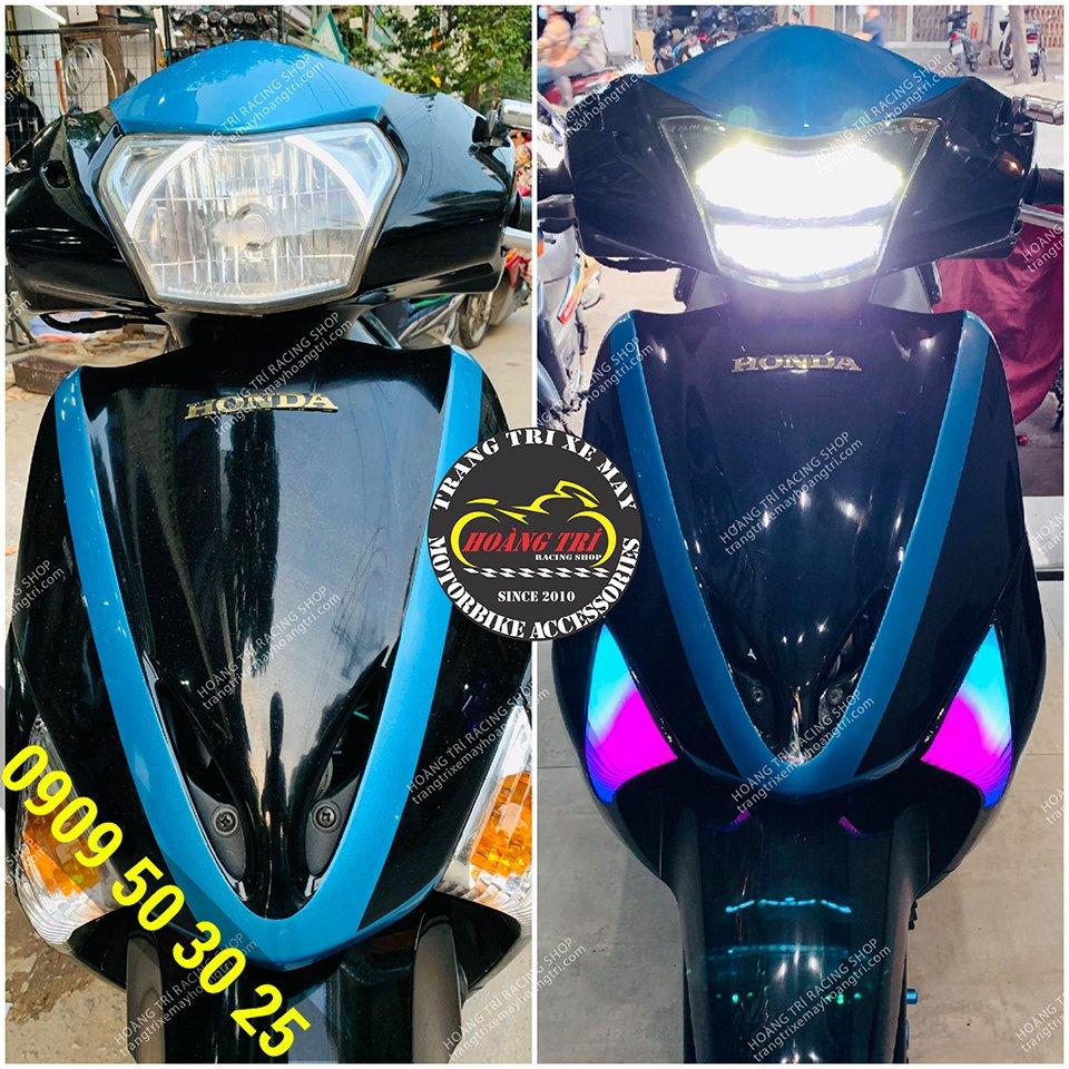 Độ đèn Led 2 tầng cho xe Lead 2011