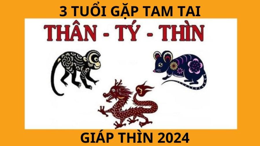 Năm 2024 những người thuộc tuổi Thân, Tý, Thìn gặp hạn tam tai