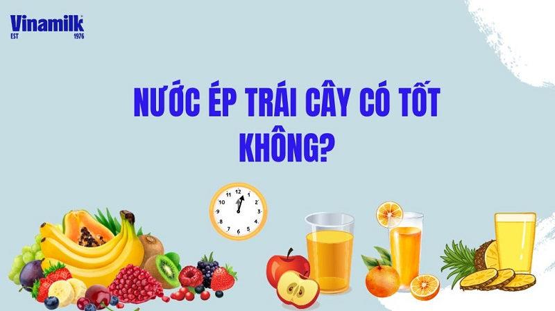 Nước ép đóng chai có tốt không