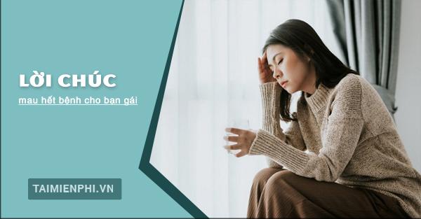 Lời chúc lãng mạn dễ thương để bạn gái sớm khỏi ốm