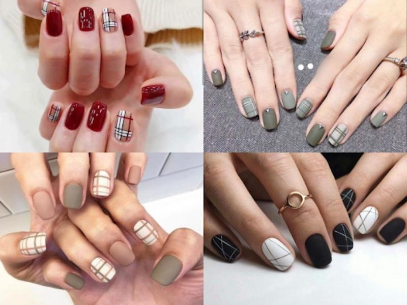 Nail kẻ sọc