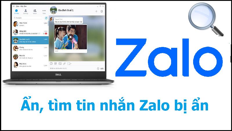 Ẩn, tìm lại tin nhắn Zalo