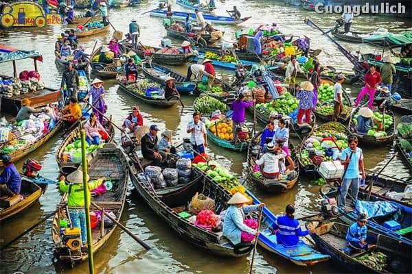 Hướng dẫn ăn uống tại chợ nổi Cái Răng Cần Thơ chi tiết