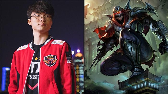 Bảng ngọc và cách lên đồ Zed cùa Faker