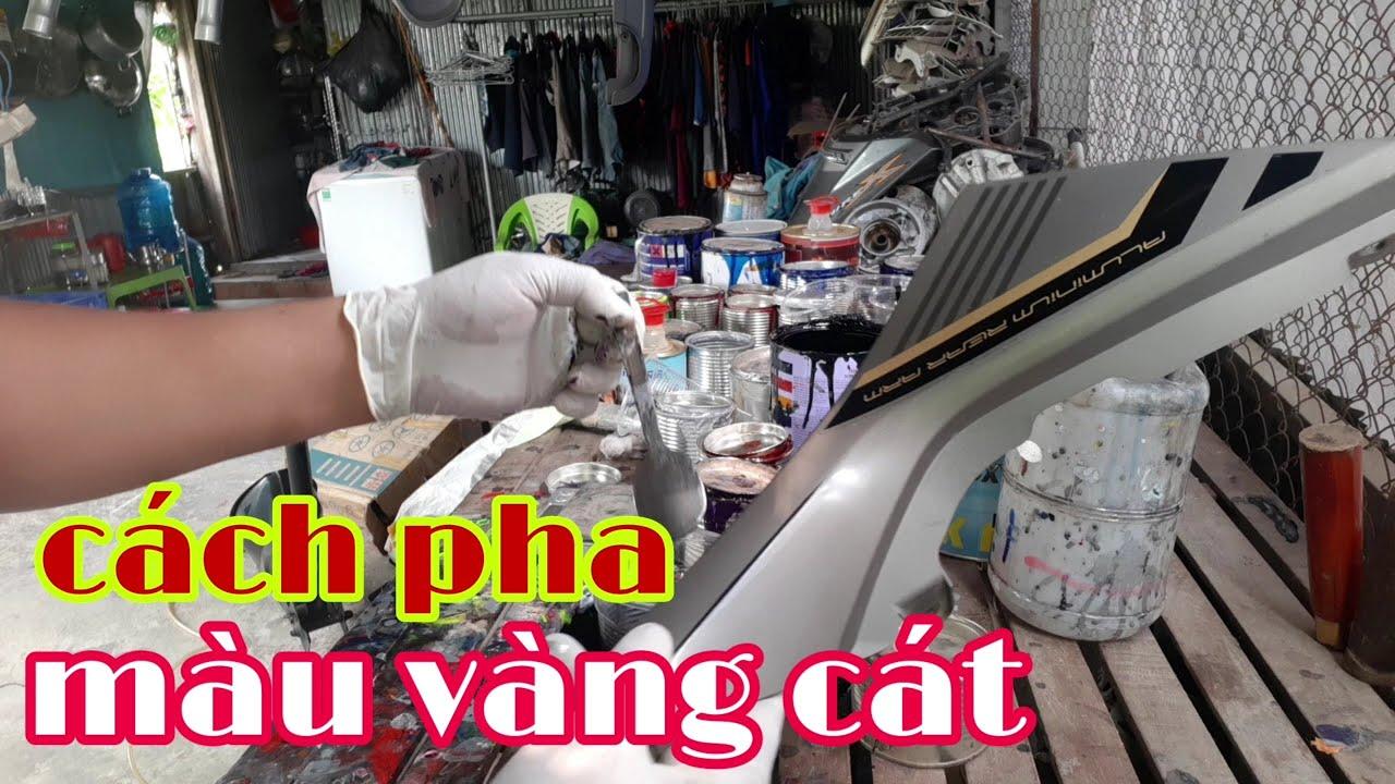 Cách pha sơn màu vàng cát: Bí quyết để tạo nên không gian sống ấn tượng