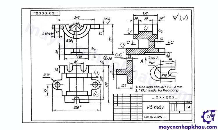 Bản vẽ chi tiết là gì? Các thành phần và cách đọc bản vẽ chi tiết